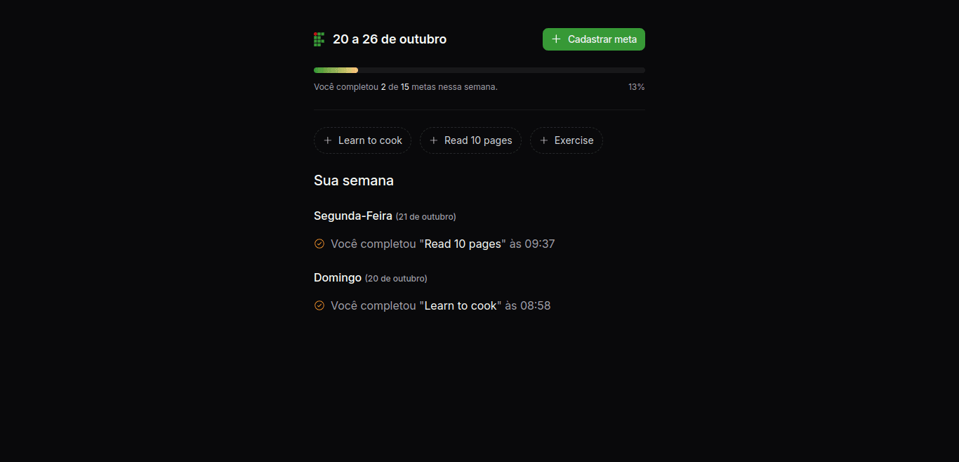 Controle de metas semanais 2